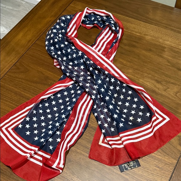 Accessories - Vintage American Flag Scarf